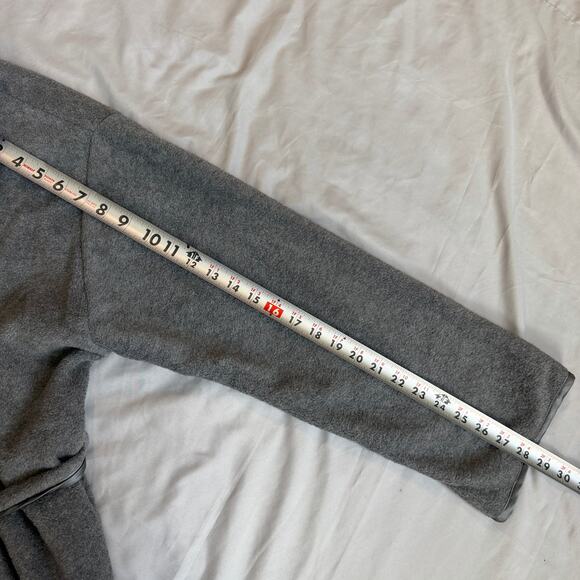 Vintage Natori Gray, Satin, Plush, Full Length Robe- XS - Picture 8 of 8